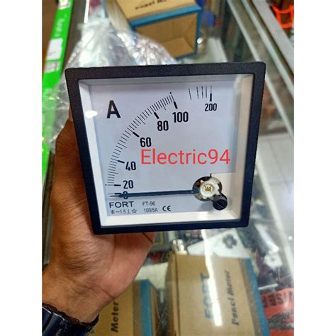 Jual Ampere Meter Analog Panel Ampere Meter Analog 96x96 72x72