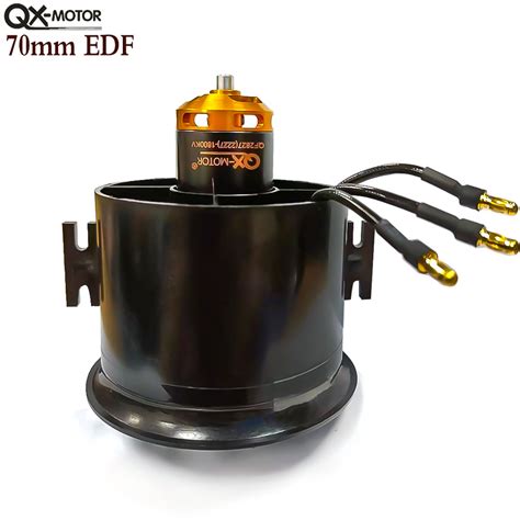 Mm Edf Blade Ducted Fan Brushless Motor Set Qx Motor