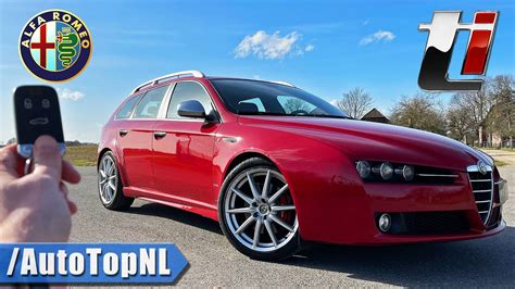 Alfa Romeo 159 SW 3 2 V6 REVIEW On AUTOBAHN NO SPEED LIMIT By