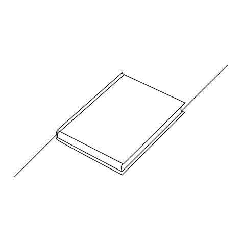 Book Continuous One Line Drawing Open Book With Flying Pages Vector