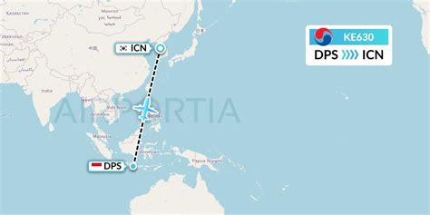 KE630 Flight Status Korean Air Denpasar To Seoul KAL630