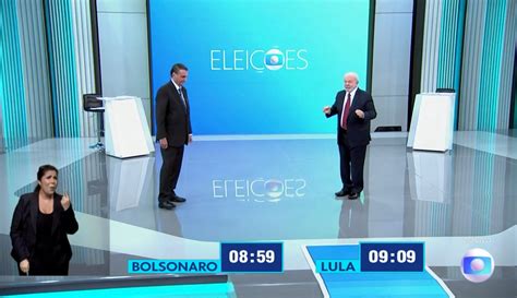 Veja Como Foi O Debate Do 2º Turno Entre Lula E Bolsonaro Na Globo