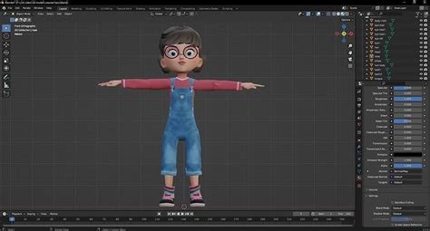 tani scary teacher 3d character download 3D model rigged | CGTrader