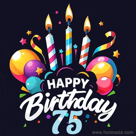 happy  birthday sticker gif   funimadacom