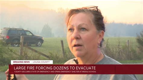 40 Acre Fire Triggers State Of Emergency In Louisa Evacuations Underway Youtube