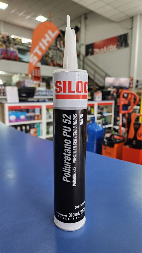 Siloc Sellador Poliuretano Pu52 Negro Pintolindo encontrá lo que