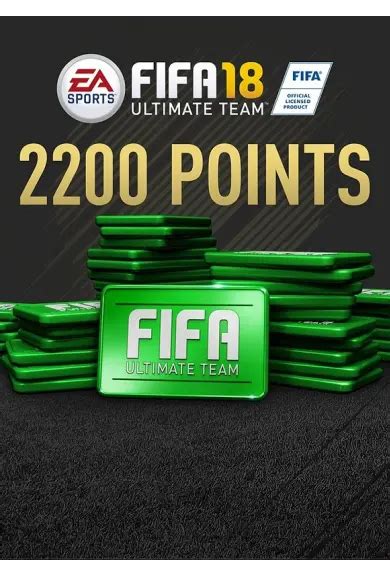 Buy FIFA 18 Ultimate Team 2200 Points Cheap CD Key SmartCDKeys