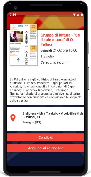 App Scova Eventi Gianluca Cisana