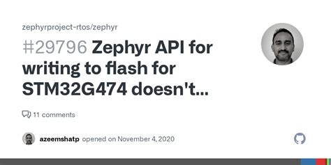 Zephyr Api For Writing To Flash For Stm32g474 Doesnt Work As Expected