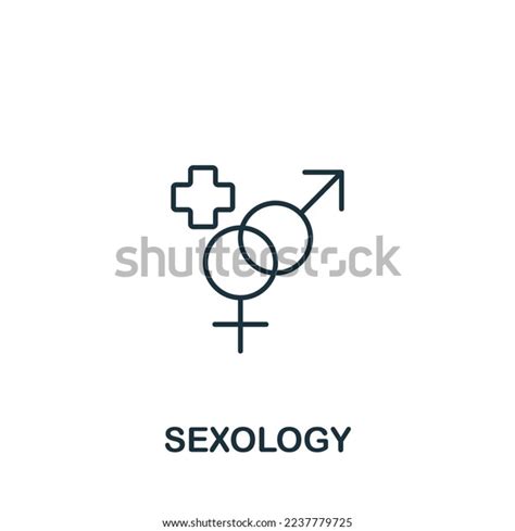 Sexology Icon Monochrome Simple Healthcare Icon Stock Vector Royalty