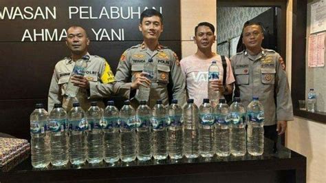 Polsek Kp Ahmad Yani Ternate Sita Balasan Botol Cap Tikus Tak Bertuan