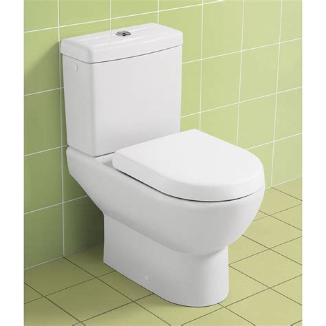 Villeroy And Boch Subway Open Back Close Coupled Toilet Soft Close Seat