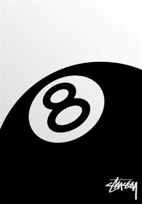 Stussy 8ball Vintage Poster Design Graphic Poster Picture Collage Wall