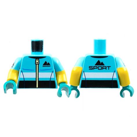 Torses Lego® Lego® Mini Figurine Torse Veste De Sport 4h La Boutique Briques Passion