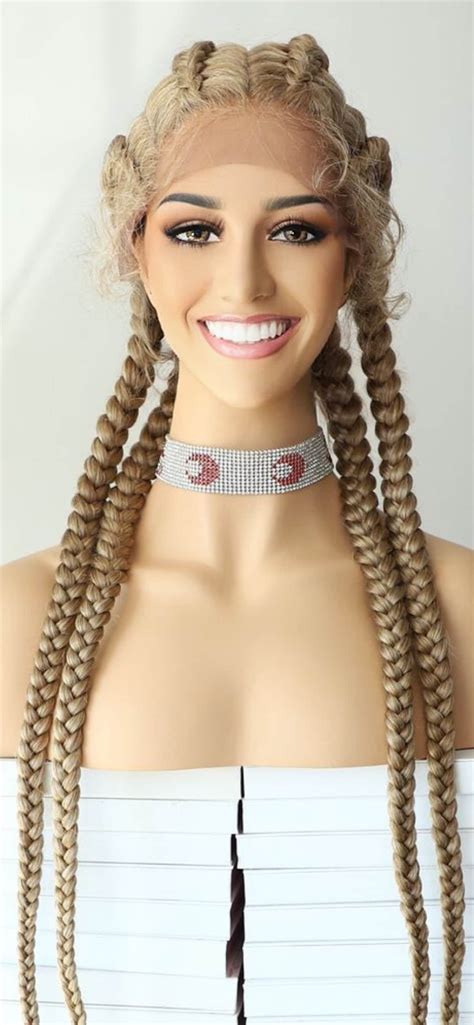 Blonde Braid Pigtails