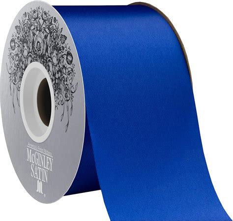 Amazon McGinley Mills 2 5 W Acetate Satin Ribbon Royal Blue 50