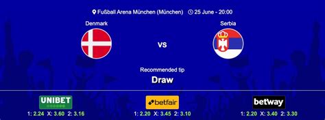 Denmark Vs Serbia Euro 2024 Predictions And Betting Tips