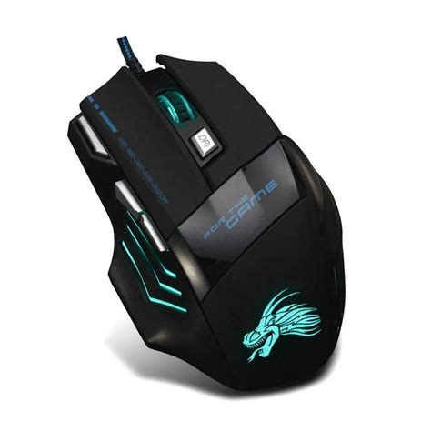 IMICE V9 7 Key USB Professional Optical Wired Gaming Mouse 4000DPI For CS