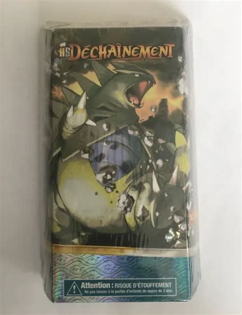 DECK POKEMON SCELLÉ dorigine HS DÉCHAÎNEMENT avec carte Tyranocif