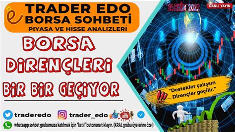 Borsa Sohbeti Borsa Dirençleri Geçiyor Yoluna Devam Ediyor Hisse