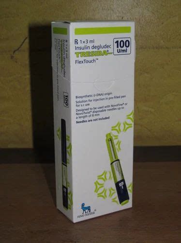 Insulin Degludec, Usage: Clinical, Hospital, Laboratory, Personal at ...