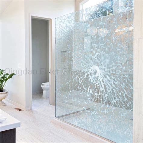 Tempered Glass Shower Door Frosted Shower Screen Glass For Bathroom Decorative China Bathroom