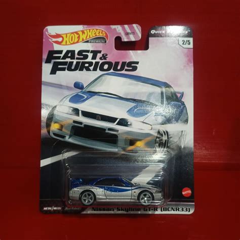 Jual HOT WHEELS PREMIUM NISSAN SKYLINE GT R FAST FURIOUS Shopee Indonesia