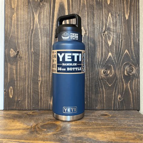 Termo YETI Rambler Botella De 36 Onzas 1080 Ml Aislada Al Aspiradora