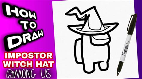 How To Draw Among Us Characters With Hats