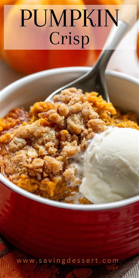 Pumpkin Crisp Saving Room For Dessert