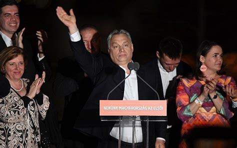 Hungarys Orban Claims Victory As Nationalist Party Takes Sweeping Poll