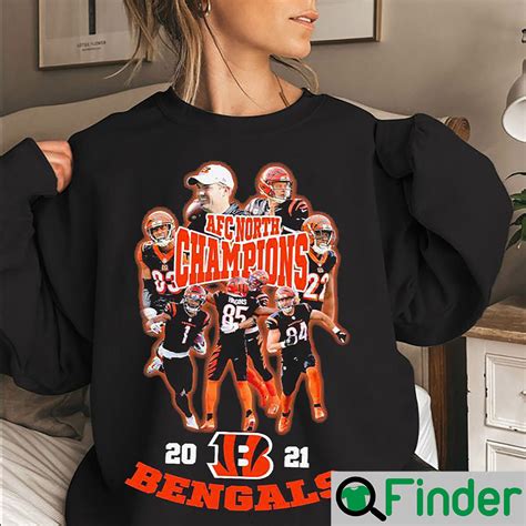 Cincinnati Bengals Afc North Division Champions T Shirt Q Finder