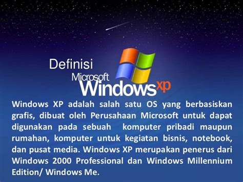 Ppt Windows Xp Operating System