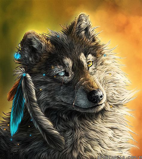 Shaman Wolf By Marawuff On Deviantart