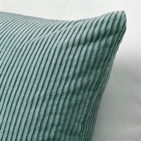 Åsveig Cushion Cover Grey Turquoise 50x50 Cm Ikea