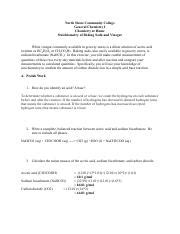 Lab 4 Stoichiometry Docx Pdf North Shore Community College General