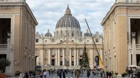 A Rvore De Natal Chega Ao Vaticano Sua Madeira Far O Brinquedos