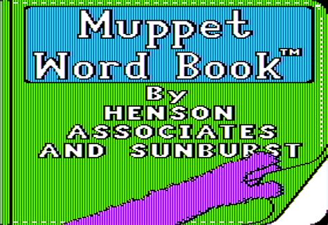 Download Muppet Word Book Apple Ii My Abandonware