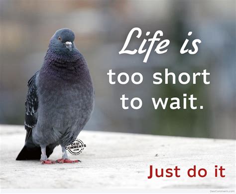 Life Is Too Short To Wait Desi Comments