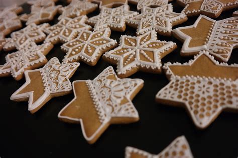 Free Images : holiday, baking, cookie, dessert, pastry, snowflake ...