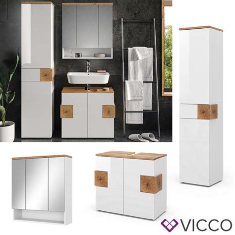 Vicco Badm Bel Set Badezimmer M Bel Bad Schrank Eden Wei Artisan