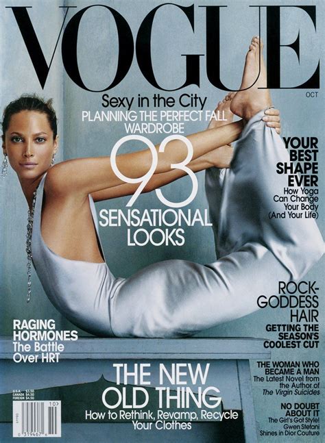 Christy Turlington Throughout The Years In Vogue Christy Turlington