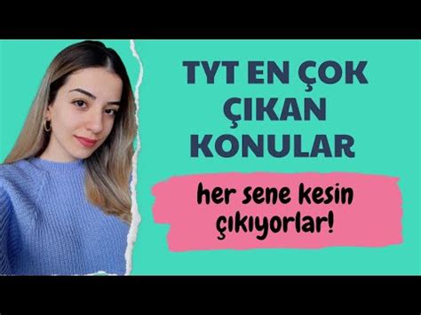 Tyt De En Ok Ikan Konular Sym Ne Sorar Youtube