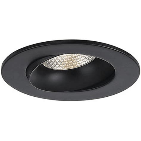 Eurofase Midway Modern Black Led Round Inch Regressed