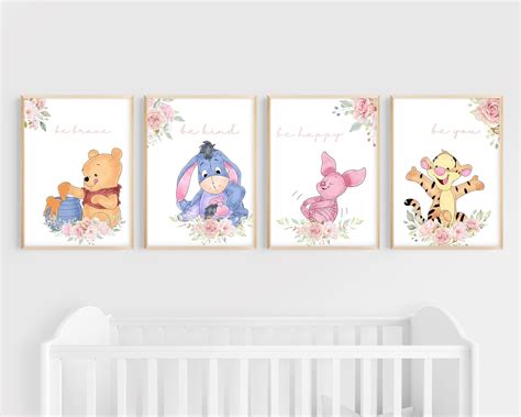 Winnie the Pooh Nursery Art Print Printable Wall Decor - Etsy