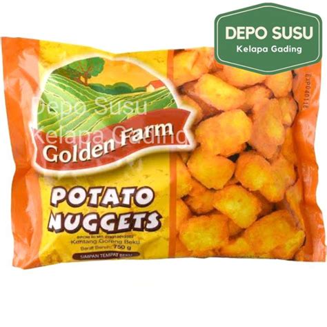 Jual Golden Farm Potato Nuggets 750gr Kentang Goreng 750 GoldenFarm