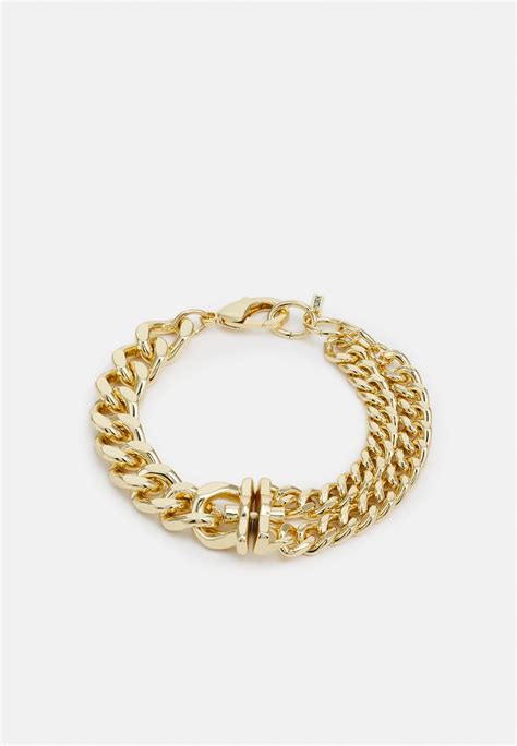 Pilgrim Friends Chunky Chain Bracelet Gold Coloureddoré Zalandofr