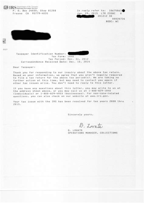 Letter Of Abatement Sample