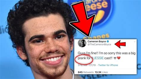 Why People Think Cameron Boyce Is Still Alive Youtube