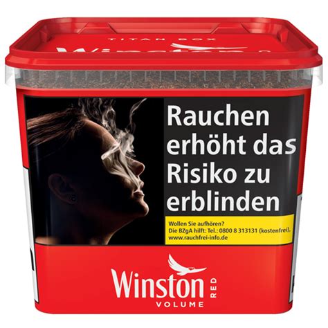 Winston Red Tabak 300g Titan Box Feinschnitt Kaufen